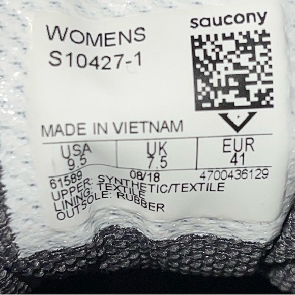 Saucony Cohesion TR 11 Womens Size 9.5 Shoes Gray Running Trail Sneakers - Picture 8 of 8